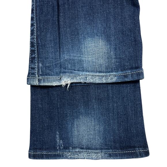 Miss Me Y2K Low-Rise Bootcut Jeans 26" Stretch Denim Flap Pockets Western Rodeo - Picture 8 of 15